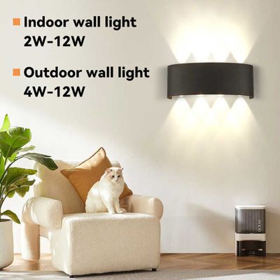 8W LED εσωτερικό φως τοίχου με σύγχρονο σχεδιασμό και θερμοκρασία χρώματος 3000K/4000K/6500K