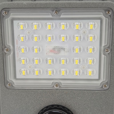 CRI Ra 70 Ηλιακό πάνελ 220V εξωτερικό αδιάβροχο IP66 σκούρο γκρι Ηλιακό φως LED Street Lighting