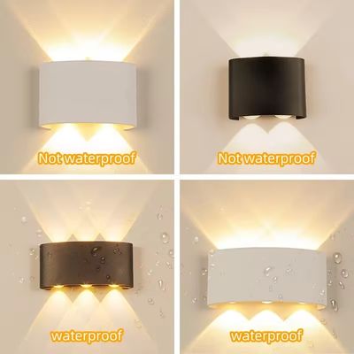 Εξωτερικό φως τοίχου για κήπο LED φωτεινή πηγή πάνω και κάτω