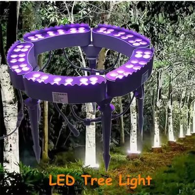 LED Ηλιακό Φως Φύλαξης Δέντρων για Κήπο IP66 Εξωτερικό Φως Προβολής Τοπίου