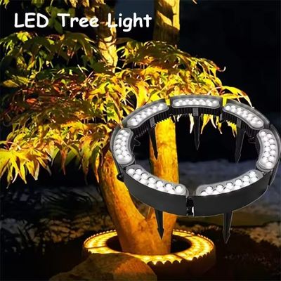 LED Ηλιακό Φως Φύλαξης Δέντρων για Κήπο IP66 Εξωτερικό Φως Προβολής Τοπίου