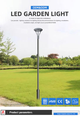 50W LED Post Top Lamp για την Ευρώπη τύπου Villa Garden με 3/5 και 4000K θερμοκρασία χρώματος