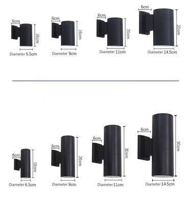 10W 100V-265V/50HZ LED Φώτα τοίχου Πάνω και κάτω Ip65 Ανερόφθαλμος Σύγχρονος εξωτερικός φωτισμός