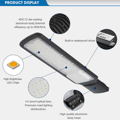 Πνευματώδες IP65 εξωτερικό 50W 100W 150W 200W LED ηλιακό λαμπτήρα δρόμου για φωτισμό δρόμου