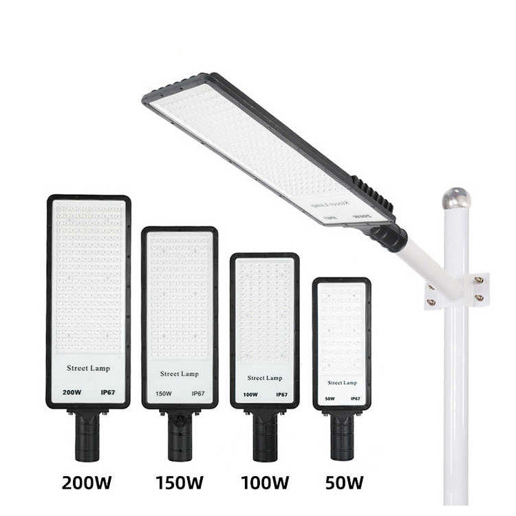 50W 100W 150W 200W εξωτερικό IP66 Αδιάβροχο ολοκληρωμένο φως LED για δρόμο